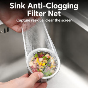 Disposable Kitchen Sink Anti-Clogging Garbage Filter Food Waste Strainer Residue Filter Net Prevent Blockage Wide Application