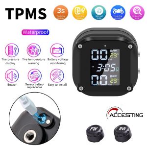 Motorcycle tire pressure monitor M5 combination digital display motorcycle external wireless tire pressure detector