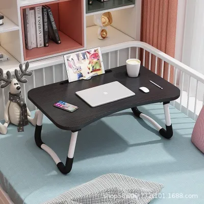 Ready Stock Meja belajar Study table Meja lipat Laptop table Small table Bed table Computer table Bed desk 折叠电脑桌