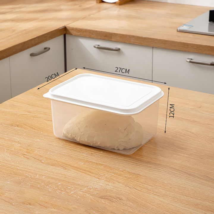 Pizza Dough Proofing Box with Sealing Lids, Pizza Dough Containers with