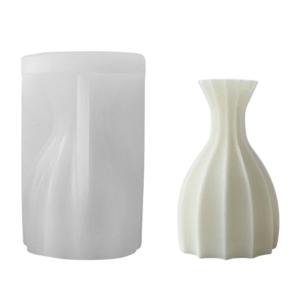 DIY Mold Geometric Holder Silicone Mould Candlestick Molds Plaster Office Decorations Moulds