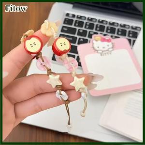 Fitow Vintage Star Braided Rope Bracelets For Women Girls Sweet Bohemian Style Adjustable Bangles Jewelry Accessories Gifts