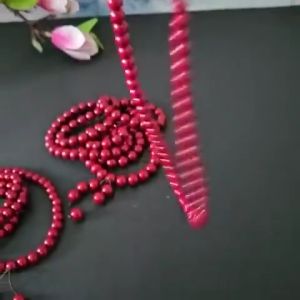 ❤️ Vòng Tay 108 Hạt Chu Sa 6mm – Vòng Đeo Tay Phong Thủy Chiêu Tài Hút Lộc PVN10163