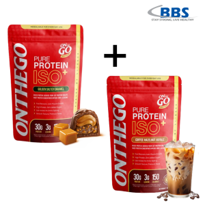 ONTHEGO Pure Protein ISO+ (SET COMBO 2 PACKS + 1KG) - Muscle Recovery Lean Muscle Growth & Daily Performance