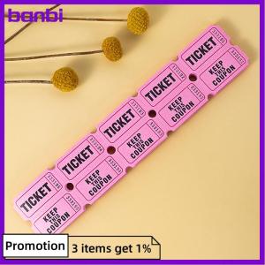 banbi 100 Pcs Raffle Tickets For Classroom Lottery Roll Of Single Paper Labels Drink Events Raffle Tickets Celebration Event Tickets