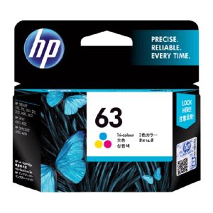 Hp 63 Bk  Hp 63 Co  ตลับดำ ตลับสี ของแท้100%