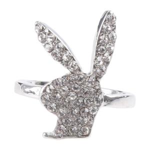 ble Open Bunny Ring for Women Girls Animal AdjustaRings Rabbit Lover Rock Ring Party Ring Finger Decoration Gold/Silver