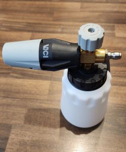 ALAT TABUNG BOTOL SEMPROTAN SEMPROT SABUN BUAT SALJU HIGH PRESSURE NOZZLE NOSEL SNOW FOAM SNOWFOAM LANCE FOAMLANCE CAR WASH SPRAYER DISPENSER JET CLEANER KOPLER QUICK RELEASE KONEKTOR 1/4 INCH 1 LITER 1L CUCI SALJU STEAM SETEAM SETIM STIM MOBIL MOTOR VICI