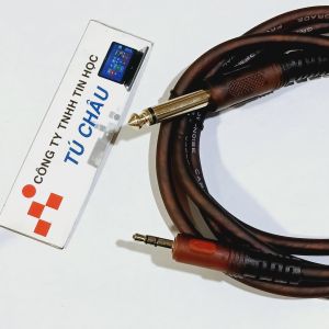 Cáp 3.5 Ly ra 6 Ly dài 1.5m (Chuẩn 6 ly MONO) / Sử dụng được 2 chiều