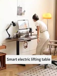 Electric Height Adjustable Standing Desk Ergonomic Sit Stand Desk for Home & Office