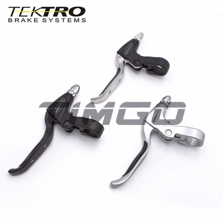 Tektro V-Brake/ Mechanical Brake MTB Bike Lever Left Only 22.2mm Silver ...