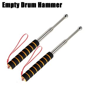 USEFUL TOOL เหล็กไร้สนิม ค้อนกลองเปล่ายืดหดได้ กันกระแทกและกันกระแทก ยืดได้ยืดหยุ่น ก้านทดสอบพื้น ไม้สำหรับสอน ที่มีคุณภาพสูง ค้อนตรวจสอบบ้าน กระเบื้องตรวจจับ