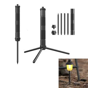Camping Light Mount Tripods Ground Mount Tripods With Regulable Angles for Live Streaming