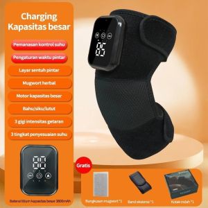 Terapi Lutut Knee EMS Health Care Knee Massager / Alat Memi Terapi Asam Urat Lutut / Getaran Pemanasan Airbag