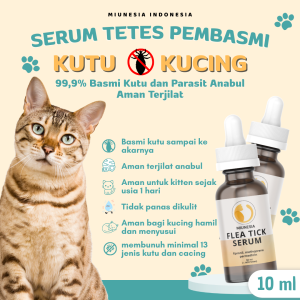 obat kutu kucing yang ampuh serum anti flea tick anjing aman terjilat bagi kitten 10 ml