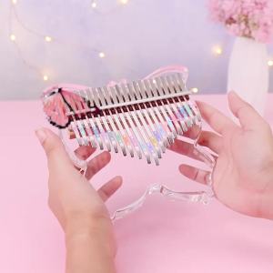 水晶透明拇指琴卡林巴初学者17音全音21音手指钢琴女学生乐器礼物