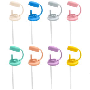 Silicone Can Lid Leak Resistant Seal Grade Tight Seal Cover with Straw For Can Ergonomic Drinking Accessories