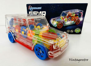 🚘BATTERY-OPERATED WITH SOUND AND LIGHTS TRANSPARENT GEAR OFF-ROAD VEHICLE TOY🚘 CK53064