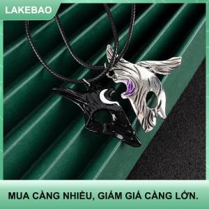 【LAKEBAO】 1 cặp League of Legends phong cách cừu và sói mặt dây chuyền vòng cổ bí ẩn nối mặt dây chuyền trang sức không đối xứng cừu sói mặt dây chuyền cá nhân mặt nạ động vật hai màu vòng cổ xu hướng thời trang trang sức cá tính quà tặng sáng tạo