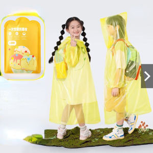 【New】Disposable Raincoat Adult Rain Waterproof Emergency Rain Coat Portable Clear Rainwear for Kids Adults Men Women