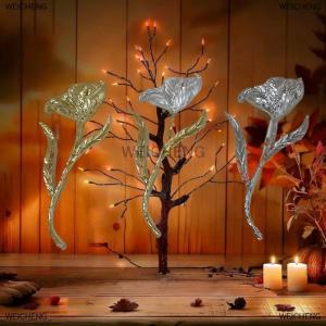 [COD] WEICHENG Vintage Large Metal Leaf Flower Brooch For Women Girls Exaggerated Fashion Suit Corsage Pins Accessories Party Jewelry Gift