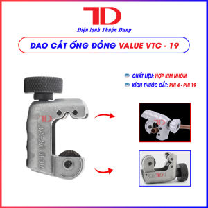 Dao Cắt Ống Đồng Mini Value VTC-19 Phi 4-19mm Dụng Cụ Cắt Ống Đồng Điện Lạnh Nhỏ Gọn Tiện Dụng