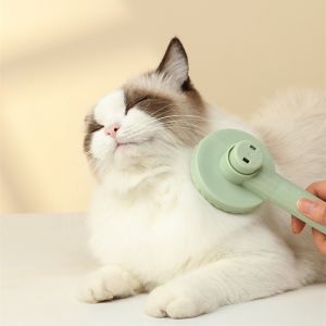 Dog Cat Hair Comb brush Pet Grooming Shedding comb Brush for Pet Self Cleaning Grooming Tool