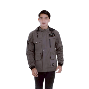 ARMELIA SHOP Jaket Parasut Pria Pakaian Pria Taslan Jaket Jalan Jalan