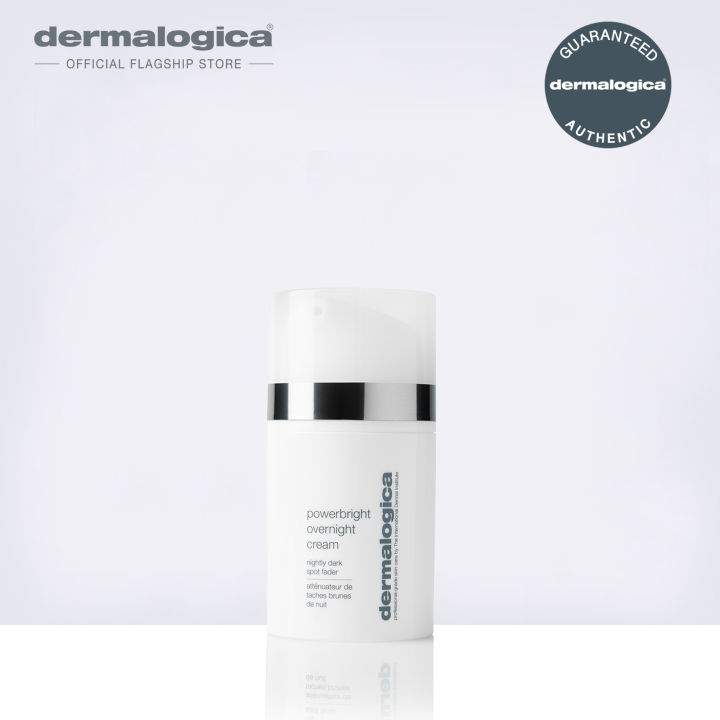 dermalogica powerbright overnight cream, nourishes and fades dark spots