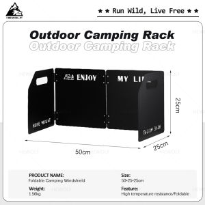 Camp Stove Windshield Plates Stove Windscreen Cooker Picnics Stove Windscreen For Outdoor Sports Enthusiasts