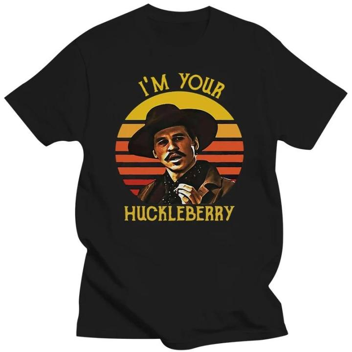 Doc Holliday Tombstone IM Your Huckleberry Vintage Men'S T Shirt Cotton  Black Slim Fit Tee Shirt 2024 new arrival fashion summer Lazada PH