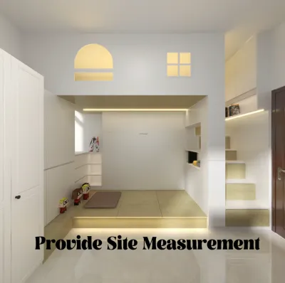 【SG Local Contractor】【Custom Furniture】Loft Platform/ Loft Bed with staircase/ Storage Cabinet / Furniture Customization/ Bedroom design & Renovation