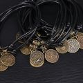 XZCXC Men Ankle Chain Bracelet Sandal Personality South Black Rope Foot Jewelry Foot Chain 12 Constellations Anklet. 