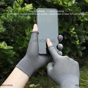 [COD] WEICHENG Nylon Breathable Touch Screen Gloves Half Finger Full Finger Gloves Outdoor Mitten Work Thin Gloves Shooting Mitten