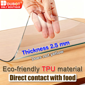 Does not yellow Transparent Table Mat Thickness 2.5 mm Plastic Tablecloth PVC Soft Glass Dining Table Mat