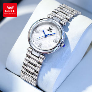 OPK Womens Watch Waterproof Original Korean Style Simple Automatic Date Genuine Stainless Steel Fashion Trendy