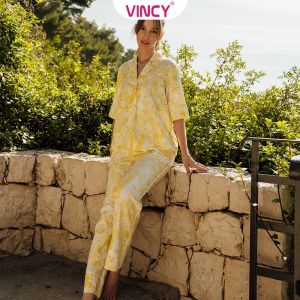 [Mua 3 giảm 20% mua 2 giảm 15%] Bộ Đồ Kate Dài Nữ Vincy BKD010S41
