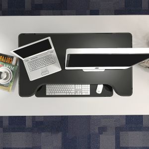 Electric Converter Work Desk (Tough) - Tough Electric Adjustable ★ Standing Desk ★ Height Adjustable Table ★ silent engine for better user experience & Easy To Adjust ★ Sit/Stand At Any Time