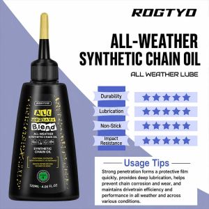 All-weather chain protection bicycle chain oil chain lube Long-lasting lubrication with strong adhesion bike chain lubricant Hydrophobic and dust-repellent reduces wear and noise chain lube for motorcycle