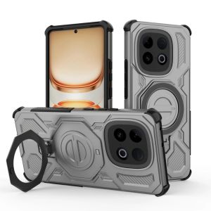 Casing For Vivo IQOO Z10 Turbo Z10 Turbo Pro Phone Case Four-corner Anti-drop Rotatable Metal Magnetic Ring Holder Back Cover For Z10 Turbo Pro