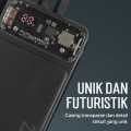 PCMK - Power Bank 22.5W PD Fast Charging 10000mAh High Speed PortUSB Kabel 2in1 - Shark KP103. 