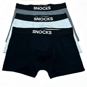 Mengnate 3-in-1 Pure Cotton Mens Boxer Briefs