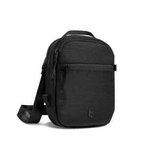 tomtoc Aviator-T37 Travel Crossbody Sling Bag with RFID Blocking Holds 4-6 Passports with Anti-theft Lockable Zippers