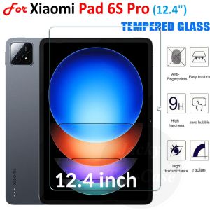 Tempered Glass Xiaomi Pad 6S Pro 12.4 Inch Anti Gores Kaca Full Cover Screen Guard Pelindung Layar Tablet Hp