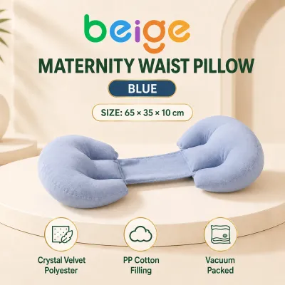 U-Shaped Pregnancy Pillow 3-in-1 Bamboo Cover Full Body Support & Cooling for Humid PH | Removable Washable 1.8m Length