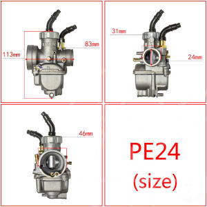 Keihin Carburator PE24/PE28 NSR28 (28MM)  24MM/28MM Carburator 2/4-Stroke Engine Carburetor Made in Japan