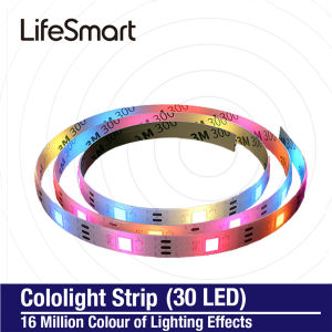 [SG STOCK] LifeSmart Cololight Smart LED Light Strip White and Color Ambiance 16 Million Color Dimmable LED Smart Light (Apps Control & Voice Control)