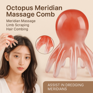 Octopus Meridian Massage Comb Scalp Massage Comb Body Massage Wide Tooth Massager Comfortable Meridian Massage