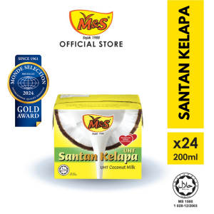 M&S UHT Coconut Milk (24 x 200ml)