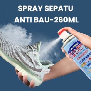 ✅260ml Spray Penghilang Bau Parfume Pengharum Sepatu Helm Anti Jamur Bakteri - SPRAY SEPATU